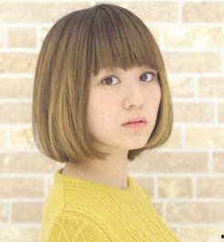 短发到肩膀发型图片